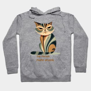 Cat person, people optional Hoodie